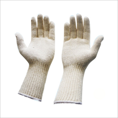 Cotton Knitted Hand Long Gloves By UNIQUE HANDGLOVES MANUFACTURING