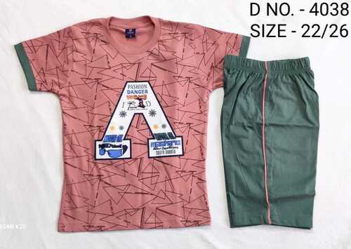 Boys Fashionable T-shirt and Shorts
