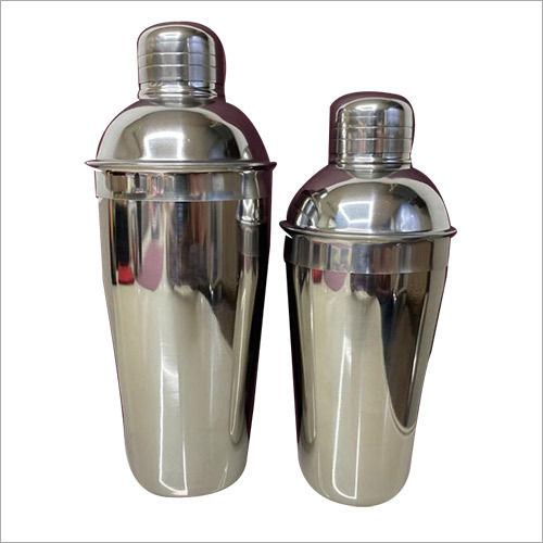 750 And 500 ML Stainless Steel Cocktail Shaker