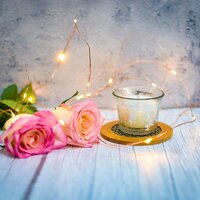 Curve Votive Foil Candle