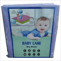 Baby Care Dry Sheet - Soft Single Size | Blue, Anti-Bacteria, Eco Friendly Features
