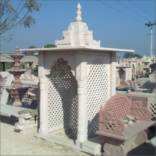48 Inch Pink Sand Stone Chatri