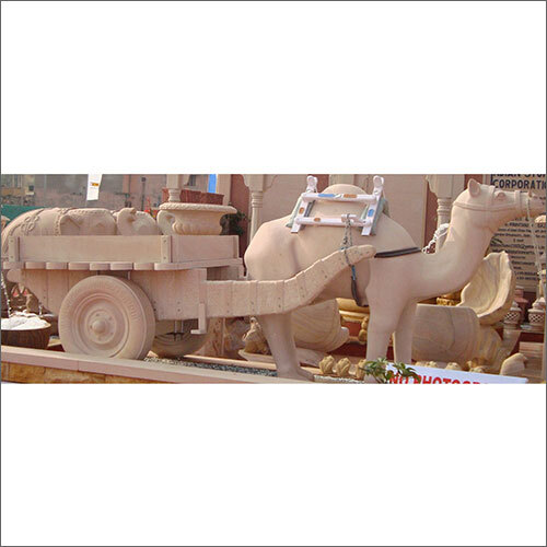 96 Inch Pink Sand Stone Camel Cart