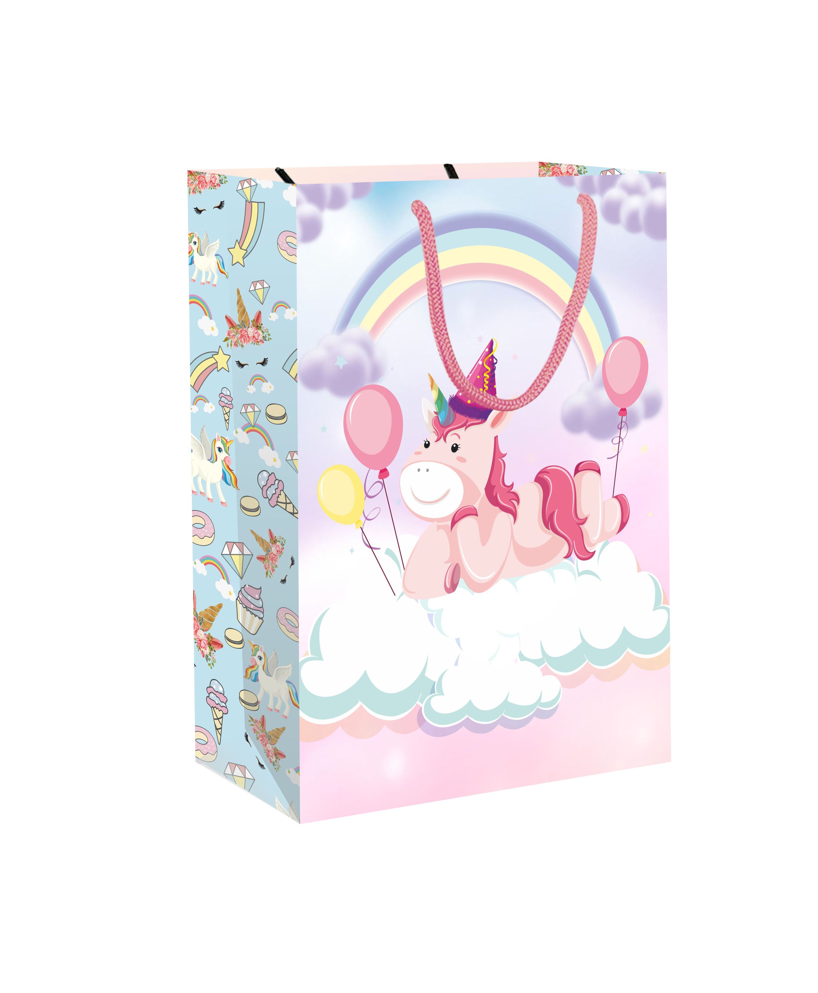 Medium Luxury Rainbow Unicorn Carry Bags