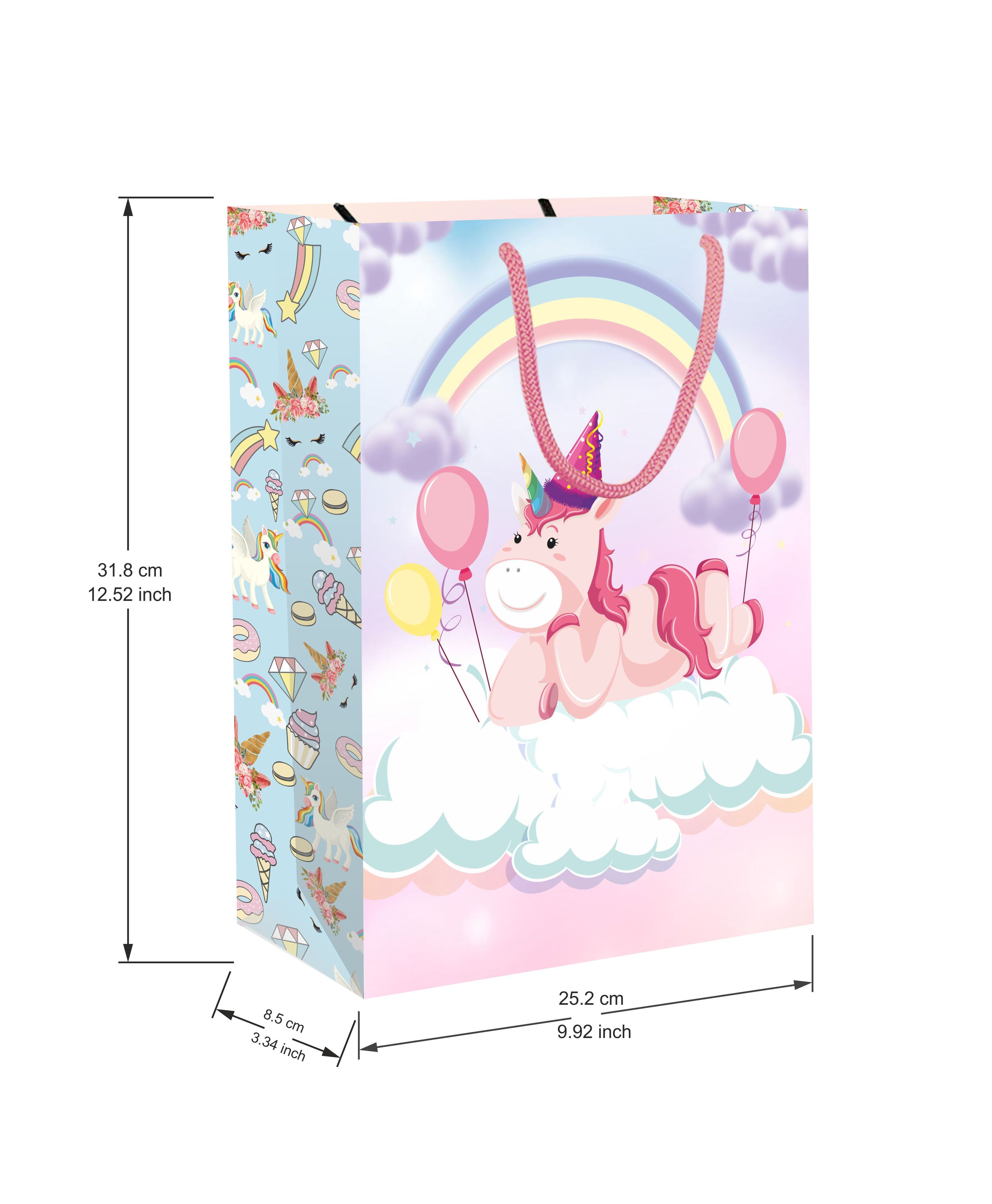 Medium Luxury Rainbow Unicorn Carry Bags