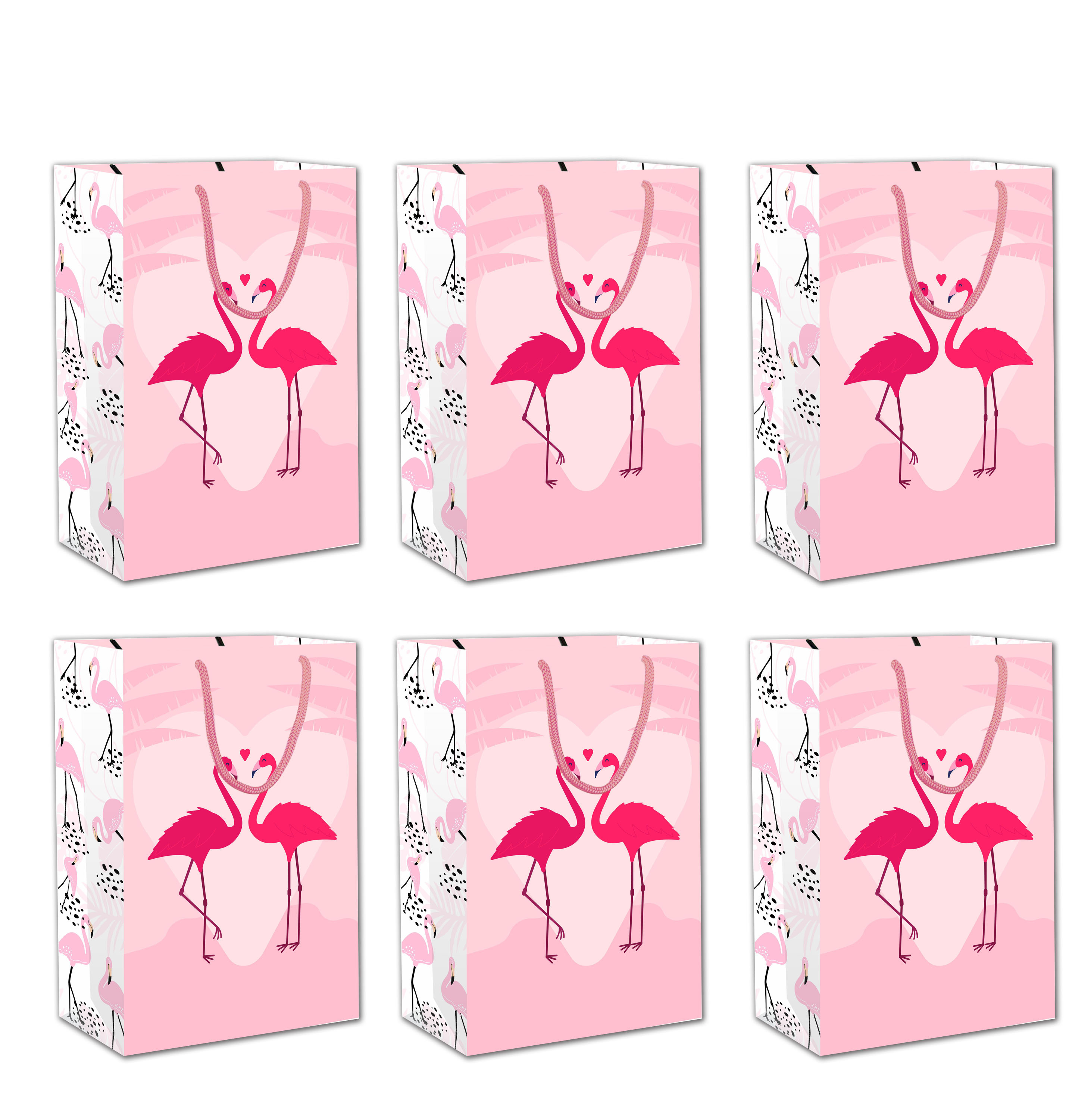 Medium Luxury Flamingo Shade Carry Bags