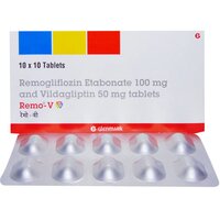 Remo V (Remogliflozin Etabonate-Vildagliptin) 100mg/50mg Tablets
