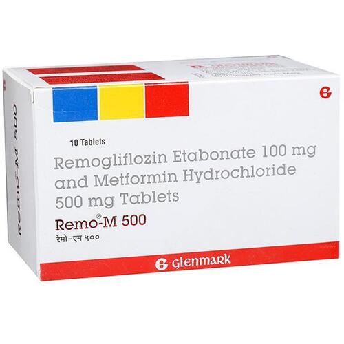Remo-M 500 (Remogliflozin Etabonate-Metformin) 100mg/500mg Tablets
