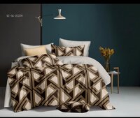Gold Single Bedsheet With 1 Pillow Cover