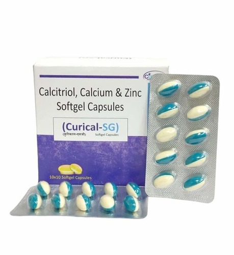 Calcitriol Calcium and  Zinc Soft Gelatin Capsule