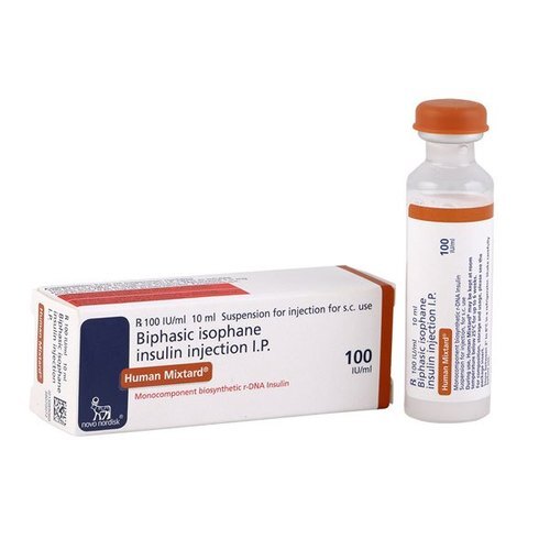 Human Mixtard (Insulin Isophane/NPH-Human Insulin/Soluble Insulin) 70/30 100IU/ml Suspension for Injection