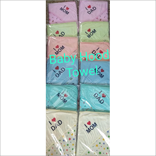 Different Available Baby Printed Hood Towel