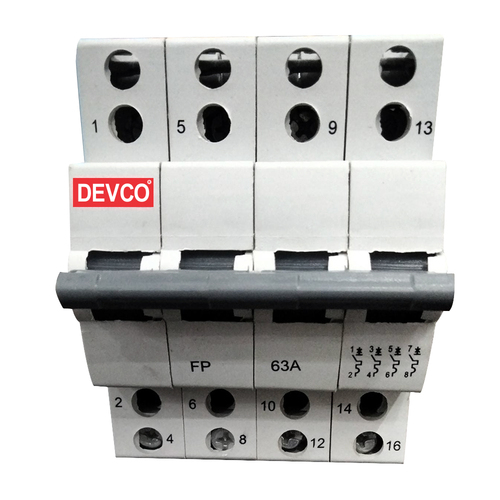 Four Pole Mcb Changeover Switch 40A