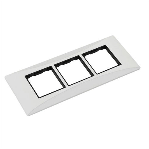 Flicker Modular Switch Plate Black Line 6M