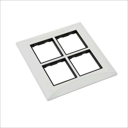 Flicker Modular Switch Plate Black Line SQ8M