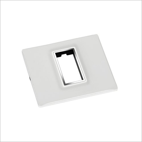 Dominate Modular Switch Plate Silver Line 1M