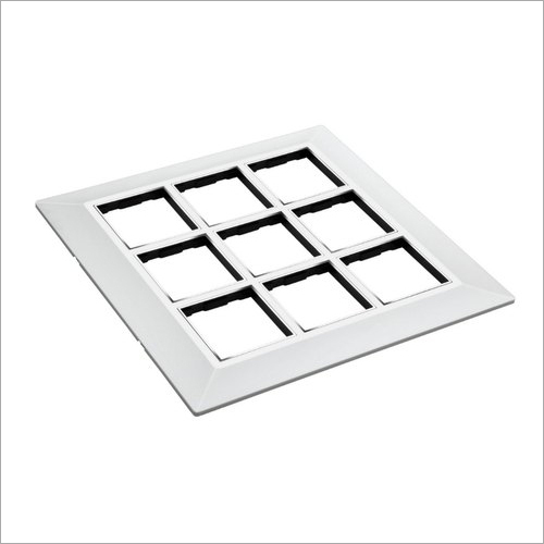 Unique Modular Switch Plate Silver Line Polycarbonate