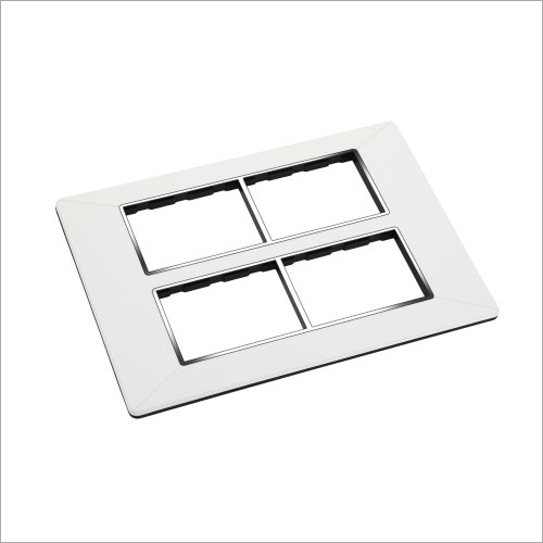 Radiant Modular Switch Plate Silver Line 12M