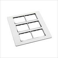 Radiant Modular Switch Plate Silver Line 18M