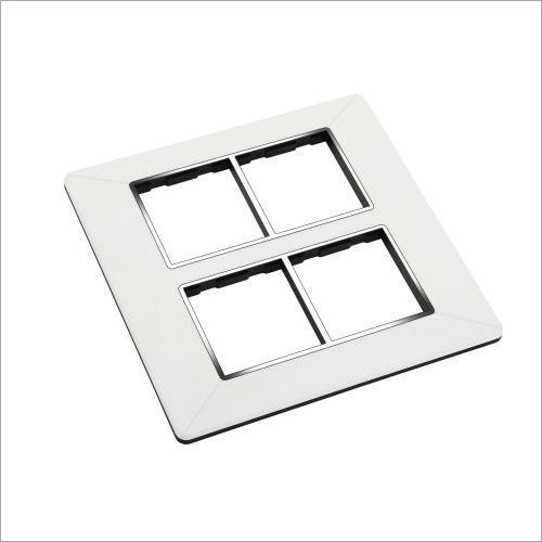 Radiant Modular Switch Plate Silver Line Sq8M