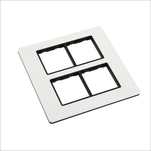 Radiant Modular Switch Plate Black Line Sq8M