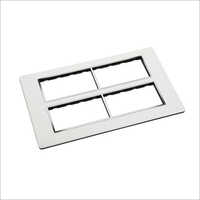 Radiant Modular Switch Plate Silver Line 16M