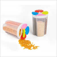 Plastic 4 Section Container