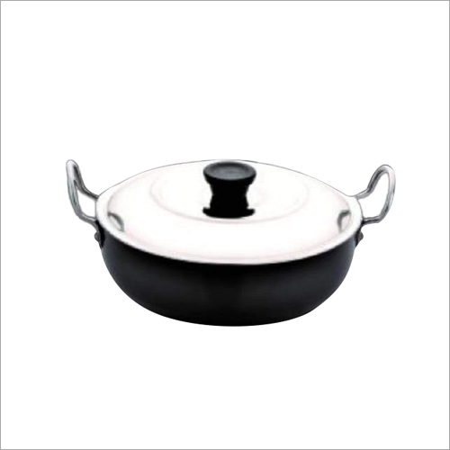 Black Diamond Series Deep Kadai With S.S.Lid