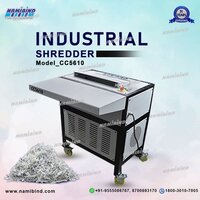 Industrial Paper Shredder Machine With Shred Size (5*60mm) Cross-cut - Cut Size: 8mm