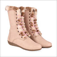 Ladies Pink Boots
