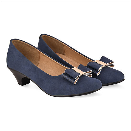 Ladies Drak Blue Heel Bellies