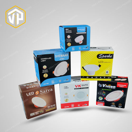 LED Bulb Packaging Box - Eco-Friendly Cardboard, Customized Sizes & Colors - Durable Design, User-Friendly Features, High-Quality Printing