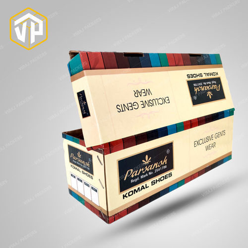 Rectangular Customized Sandals Packaging Boxes