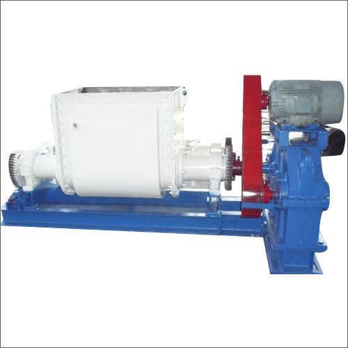 White-Blue Sigma Mixer With Hydraulic Tilting