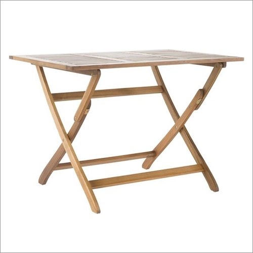 Wooden Folding Table By H.M.T. STEEL FURNITURES