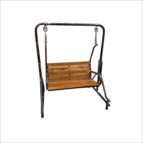 Brown 2 Seater Wrought Iron Swing