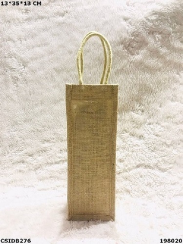 Handcrafted Jute Bottle Bags