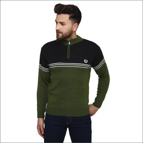 Mens Half Zipper Sweater