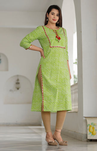 Ladies Green Dress