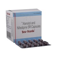 Atenolol And Nifedipine Capsules - Dual Action Hypertension Management | Control Blood Pressure, Prevent Heart Attack & Stroke, Suitable For Daily Use