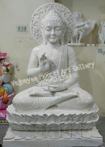 Marble God Buddha Moorti