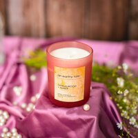 Colored Frosted Candle