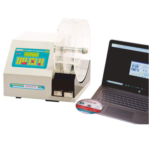 Friability Test Apparatus - Double Drum (21 CFR Part-11 Compliance) - Model : FTCal100