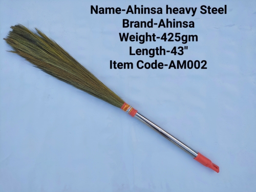 Ahinsa Heavy Steel Pipe Grass Broom