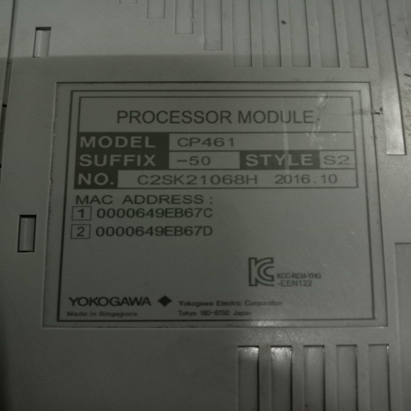 YOKOGAWA CP461-50 S2/C2SK21068H PROCESSOR MODULE