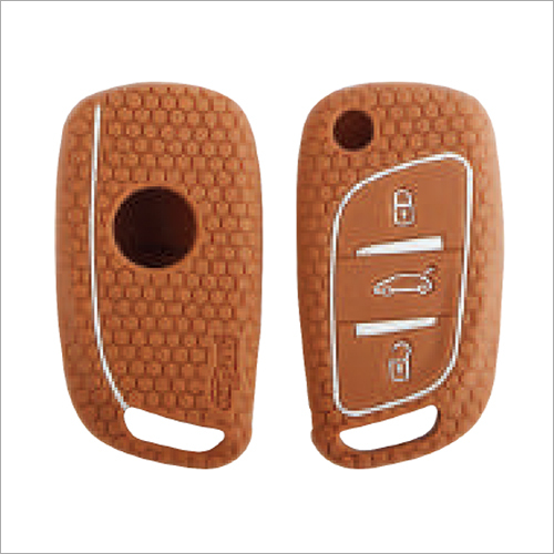 Brown Silicone Key Cover