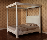 Akron Wooden Bed