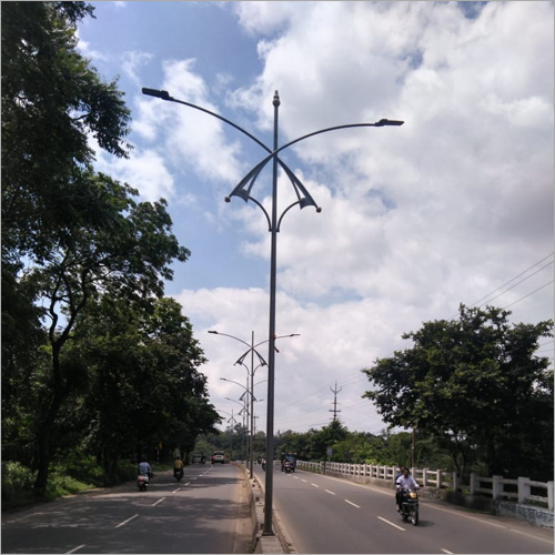 Double Arm Street Light Pole