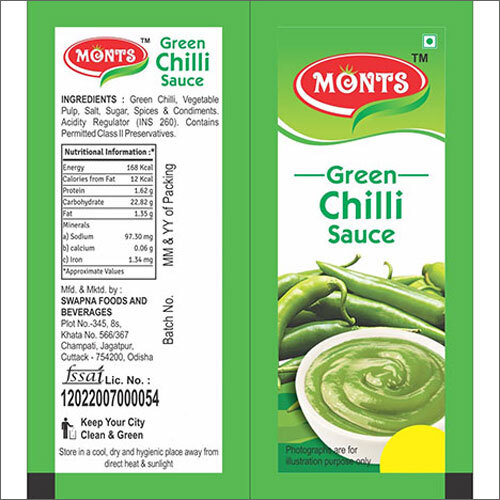 Natural Green Chilli Sauce