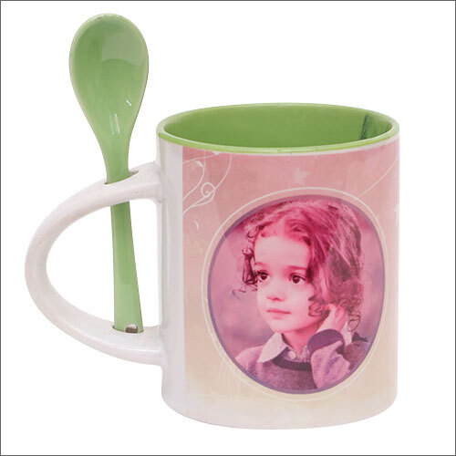 Multicolor Customize Spoon Mug